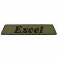 Excel Boat Non-Skid Mat - SeaDek Embossed Olive Green Black with Logo