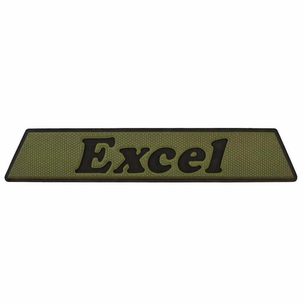 Excel Boat Non-Skid Mat - SeaDek Embossed Olive Green Black with Logo