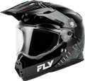 Fly Racing Trekker Granite Motorcycle Helmet Medium Black/Grey 2021-2024
