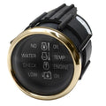 Faria Boat OMC Systems Check Gauge GP9019C - Regal Gold 2 Inch