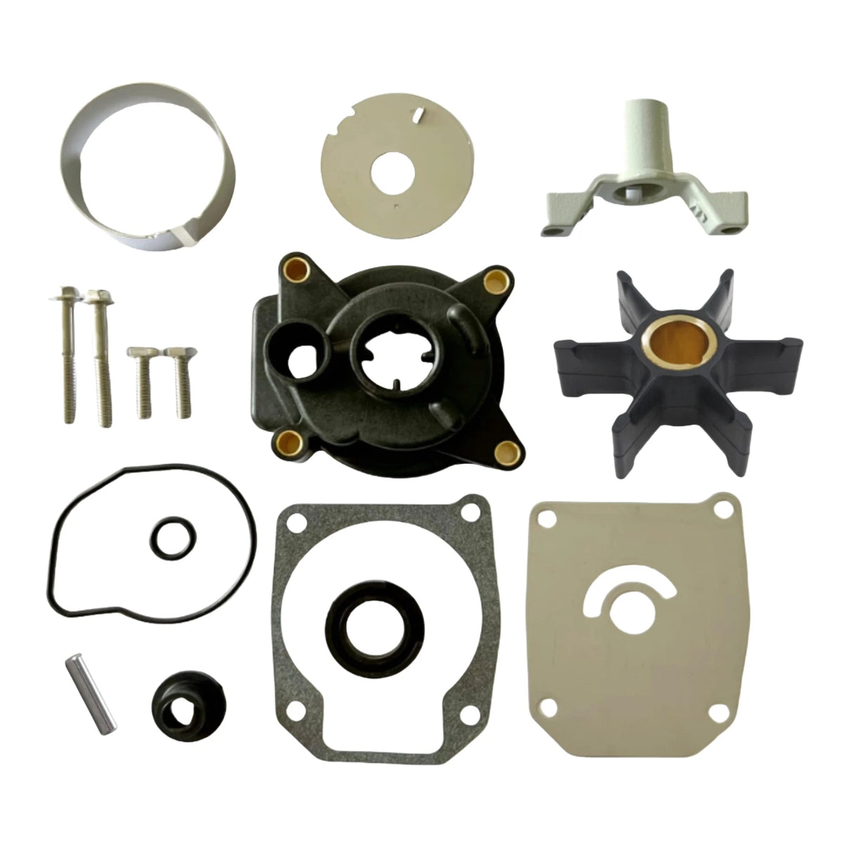 Water Pump Impeller Rebuild Kit with Housing 391635 for Johnson Evinrude Outboard