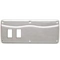 Stratos Boat Blank Switch Panel 7KE472 - 385 XF Gray Plastic