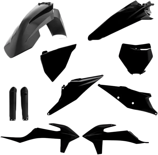 ACERBIS Full Plastic Kit for KTM Offroad Models 2000-2023 Black