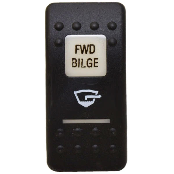 Carling Boat Rocker Switch Cover - Forward Bilge 1 X 1 7/8 Inch