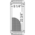 6672455 Skid Steer Loader Radiator Fits Bobcat 553F