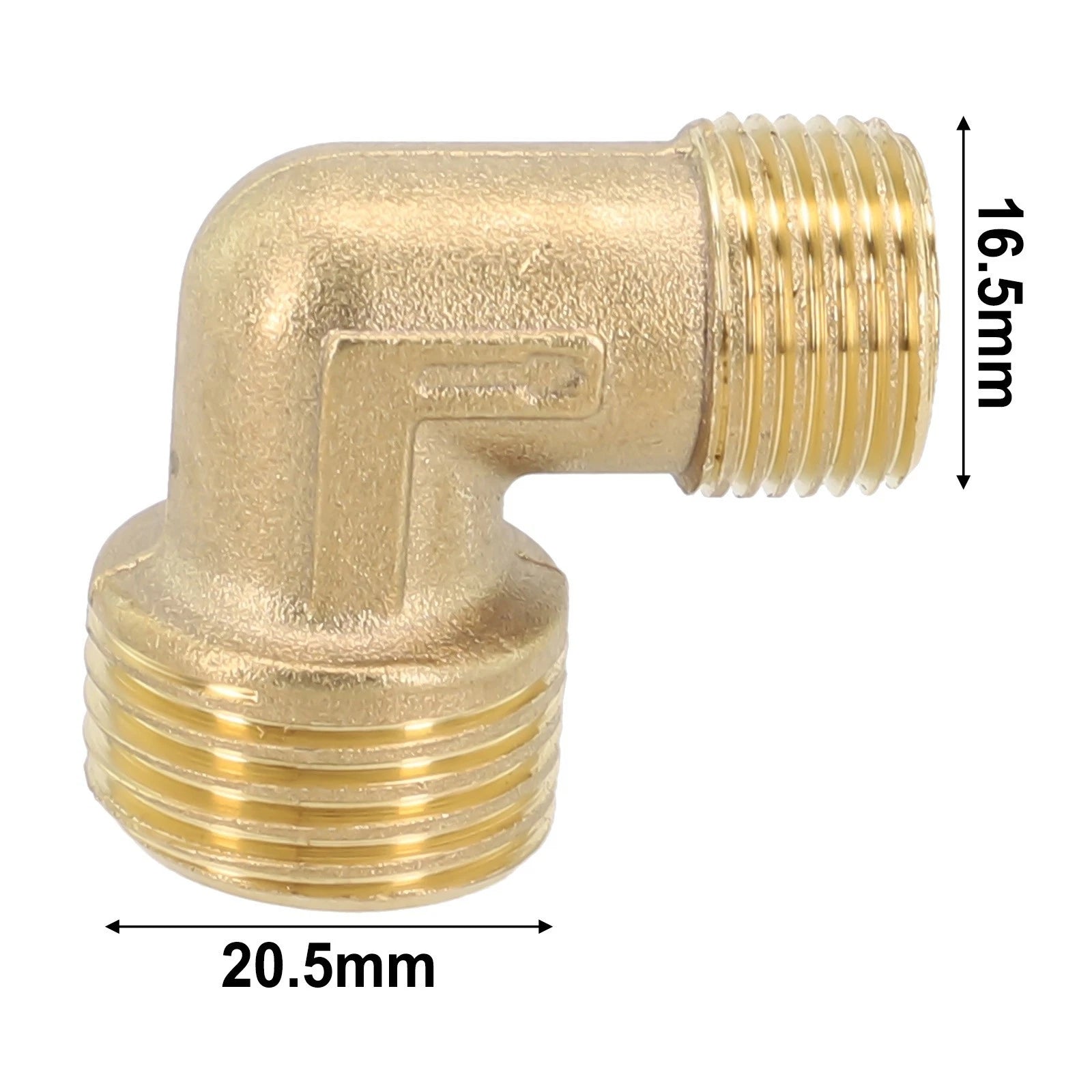 Male Thread Check Valve Elbow Coupler for Brass Air Compressor Fittings