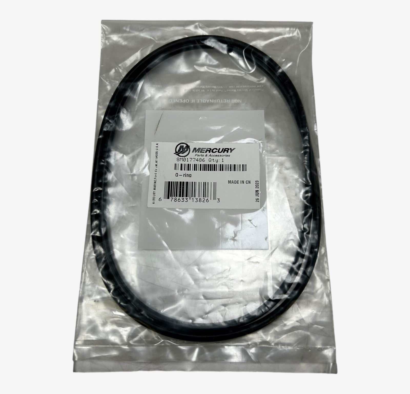Mercury 8M0177486, Marine O-Ring Seal, OEM