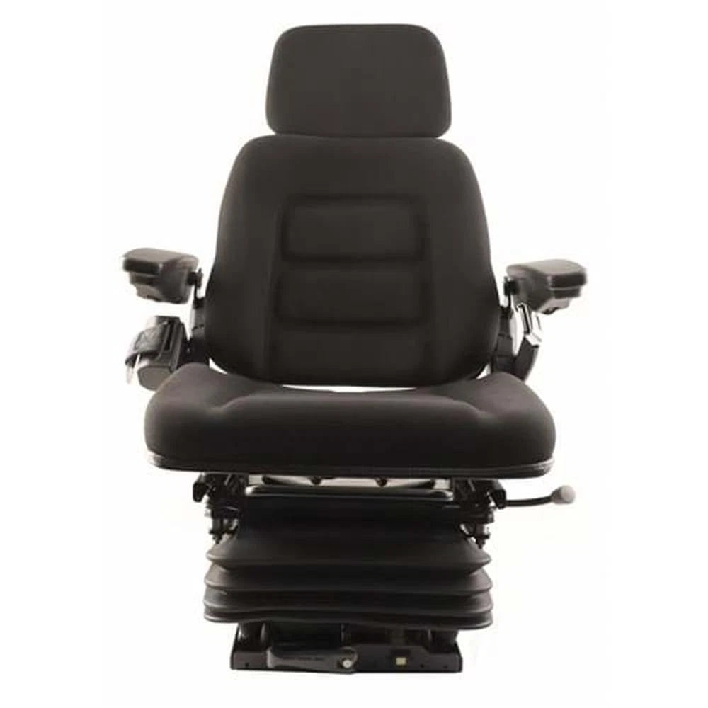 S830796 High Back Seat Black Fabric with Mechanical Suspension Fits Case IH