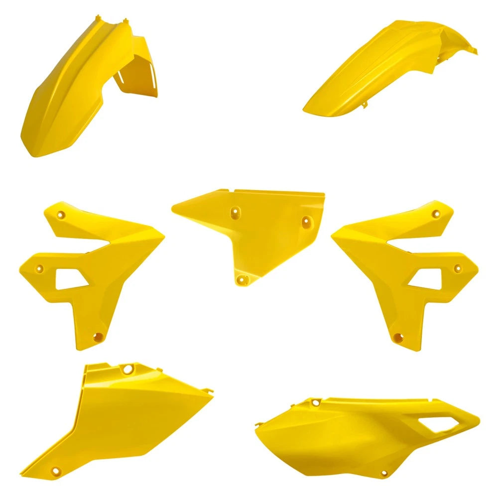 POLISPORT PLASTIC KIT SUZUKI DR-Z400 2000-2025, YELLOW RESTYLING KIT