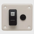 Rinker Boat Rocker Switch Panel 206567 - White ACC with 10 Amp Breaker