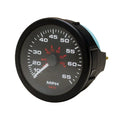 Teleflex Boat Speedometer Gauge 61935F - Amega 65 MPH 3 1/4 Inch Black