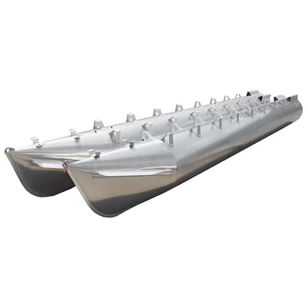 Pontoon Log Boat Float Tubes - with Lift Strakes 22 FT X 25 Inch (pair)