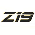 Nitro Boat Raised Decal 185961 - Z19 Black Gold Sticker