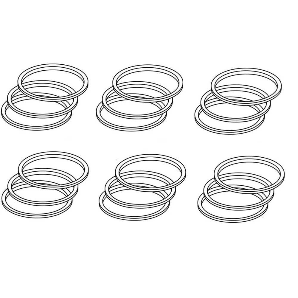 PR128 6 Sets of 3 Piston Rings Fits Case-IH Harvester Tractor Models