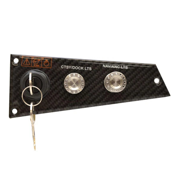 Glastron Boat Ignition Panel 025-4898 - GT 185 Inboard Black Gray