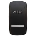 Boat Rocker Switch Cover - ACC-3 Actuator Black White