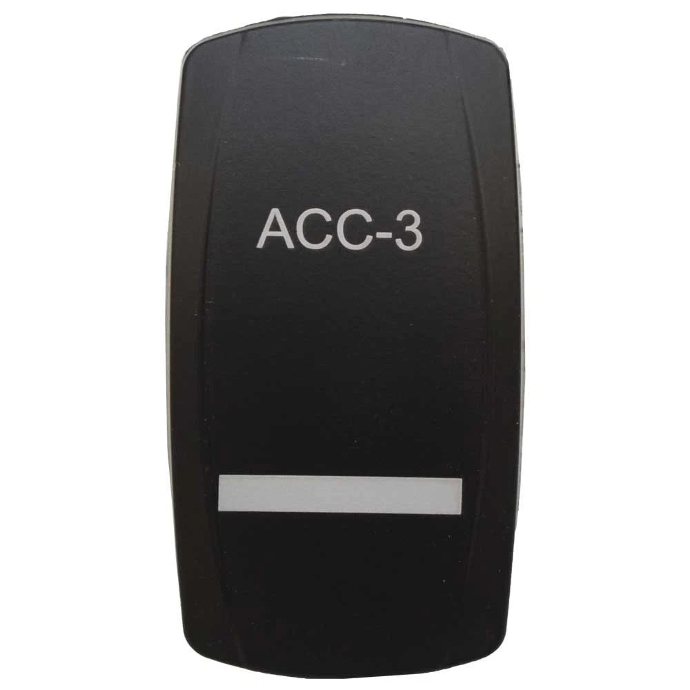Boat Rocker Switch Cover - ACC-3 Actuator Black White