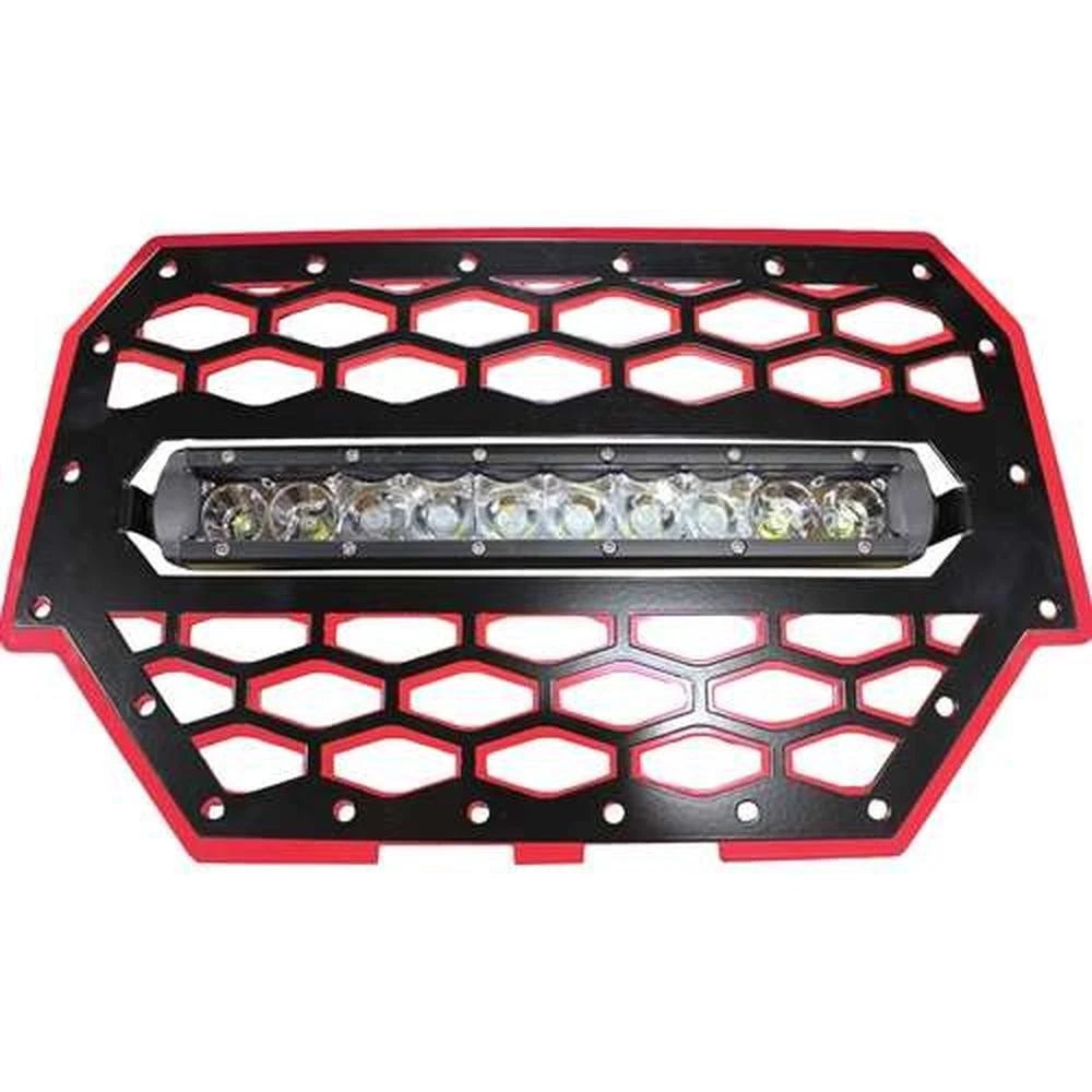 Polaris RZR 900/1000 Red Grille LED 10" Light Bar Kit