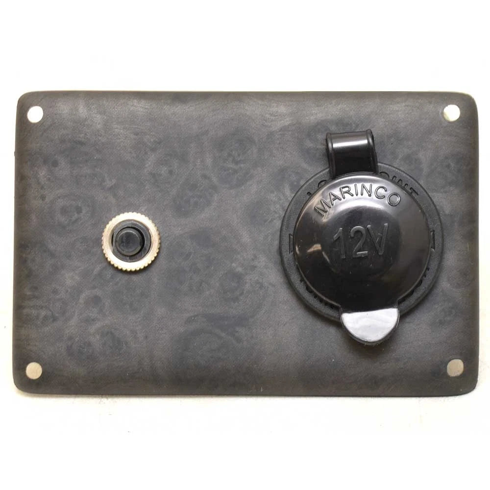 Boat Switch Panel - Charger Power Outlet 12 Volt