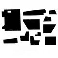 13 Piece Black Cab Kit with Headliner Fits Case IH Tractor 4490 4690 4890