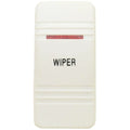Carling Boat Rocker Switch Cover - Wiper White Actuator