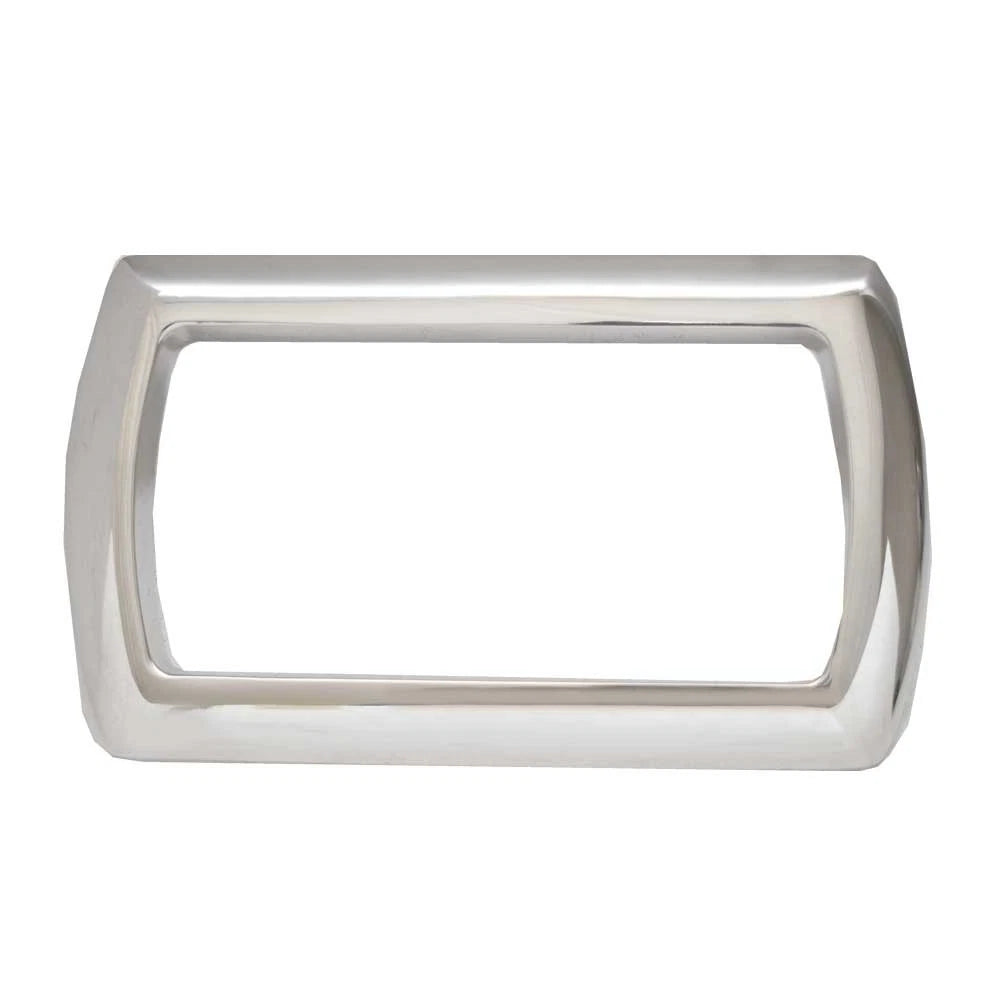Malibu Boat Stereo Bezel - Double DIN Stainless Steel