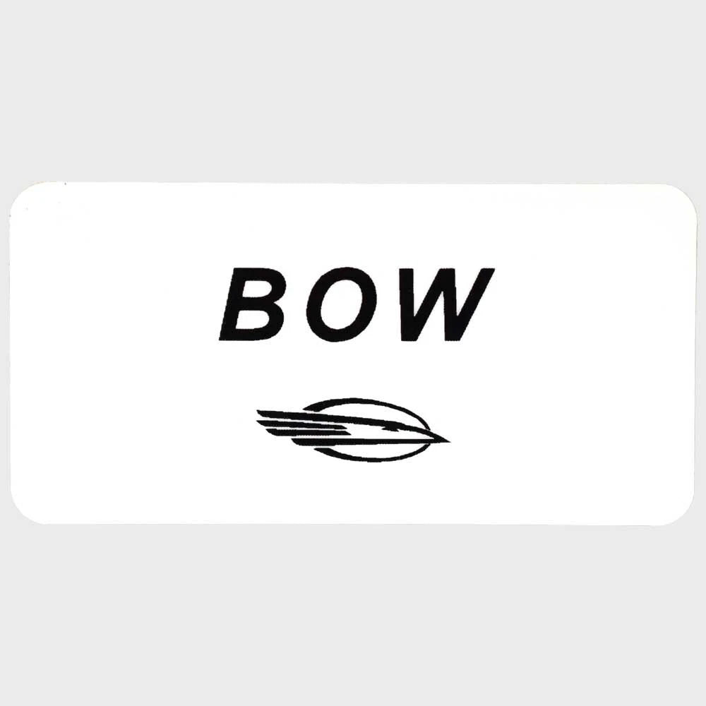 Chaparral Boat Side Mount Bow Decal 14.00741 - White Black Sticker