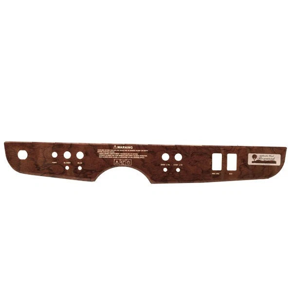 Four Winns Funship Boat Blank Switch Panel 025-3805 - Woodgrain