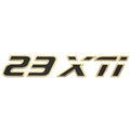 Malibu Boat Raised Decal 249584 - 23 XTi Logo Black Sticker