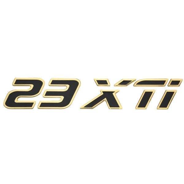 Malibu Boat Raised Decal 249584 - 23 XTi Logo Black Sticker
