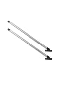 1" Aluminum Tube Bimini Top Rear Support Poles Pair with Mounts Fits Most Frames