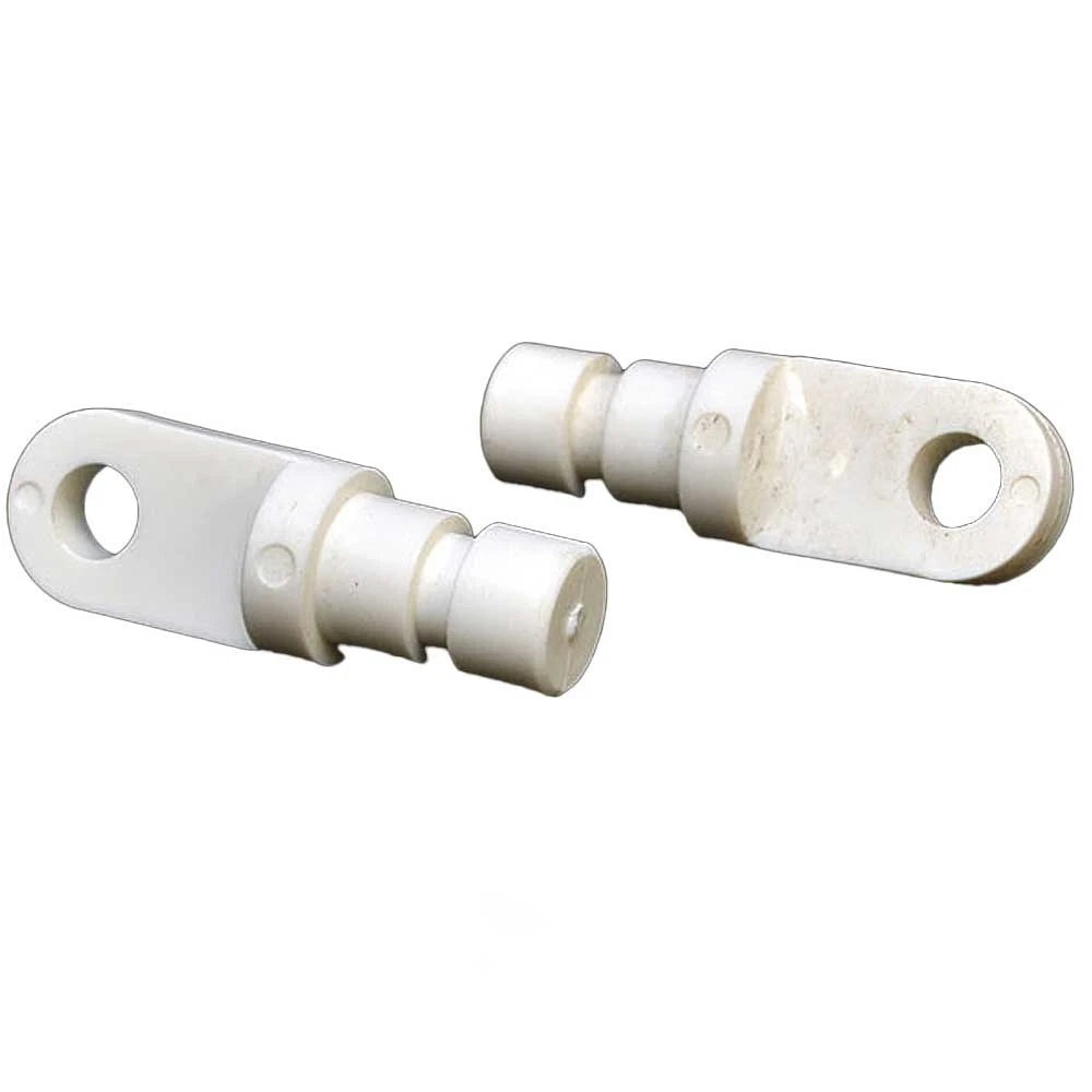Cruisers Yachts Boat Bimini Eye Ends - 1/2 Inch White Plastic (pair)