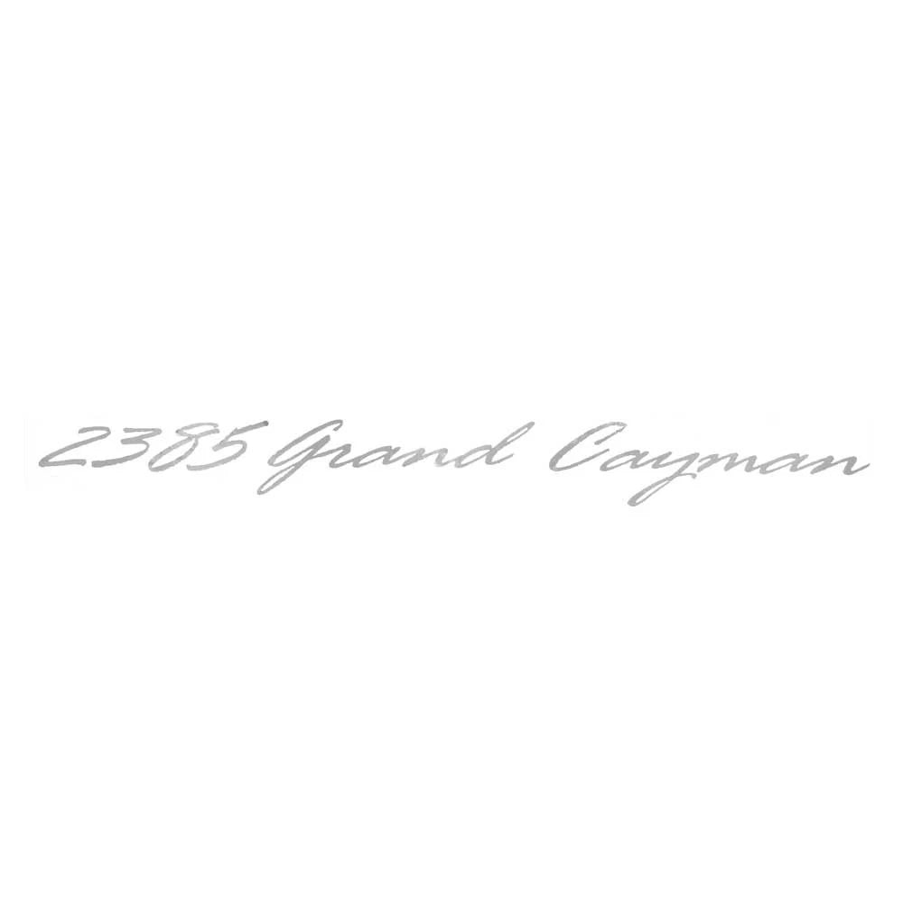 Crestliner Boat Brand Decal 2007483 - 2385 Grand Cayman Silver
