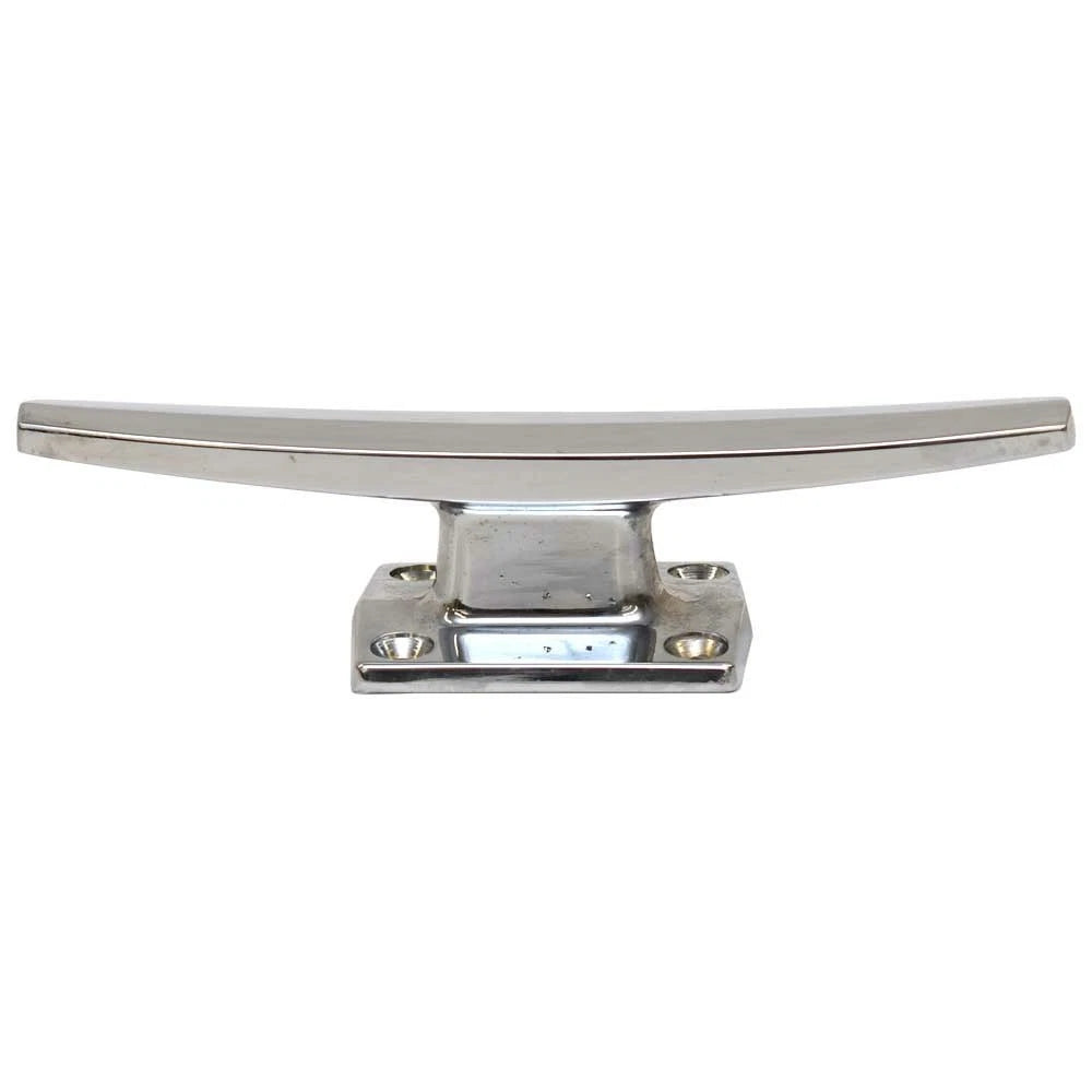 Boat Docking Cleat - Mirrored Stainless Steel 6 1/2 Inch