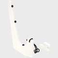 Sea Ray Boat Board Storage Rack 2423315 - SDX 270 Off White