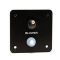 Boat Blower Switch Panel - On/Off Black Plastic