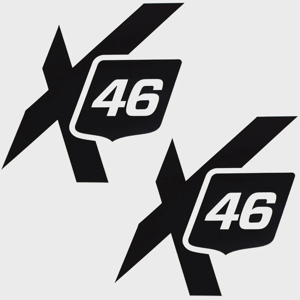 Mastercraft Boat Decal Stickers MB3291202 - X64 Emblems Black (pair)