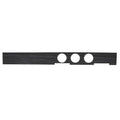 Cobalt Boat Blank Gauge Panel 406533MG - Faux Woodgrain Dark Gray