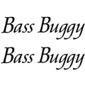 Sun Tracker Boat Decals 158041 - Bass Buggy 16 1/4 X 4 3/4 Inch (pair)