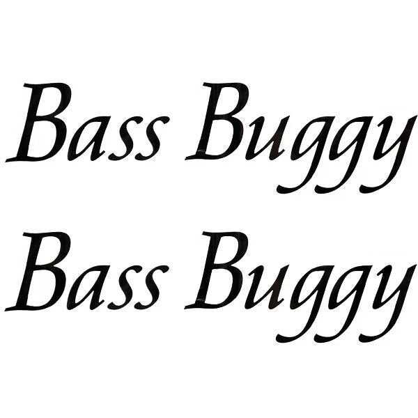 Sun Tracker Boat Decals 158041 - Bass Buggy 16 1/4 X 4 3/4 Inch (pair)