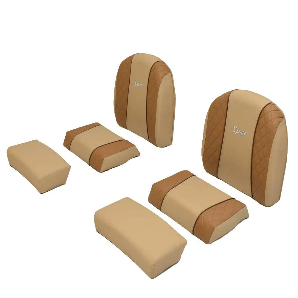 Ranger Boat Leaning Post Seat Cushions - 2360 - 2510 - 2660 Bay Khaki