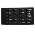 Boat Marine Push-to-Reset Breaker Button Switch Panel 10 X 5 1/4 Inch