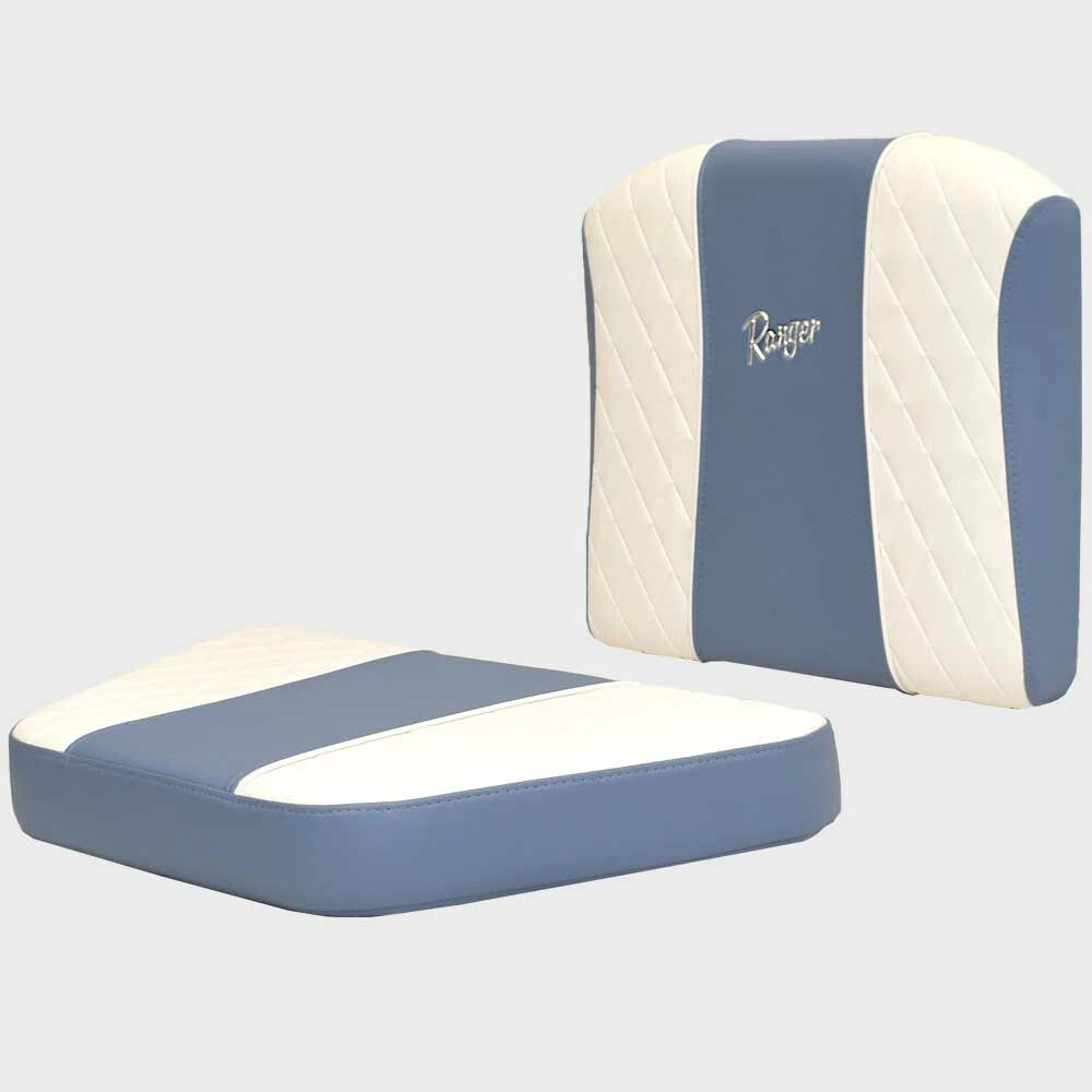 Ranger Boat Console Seat Cushions 729789H.119 - Bay Series Blue White
