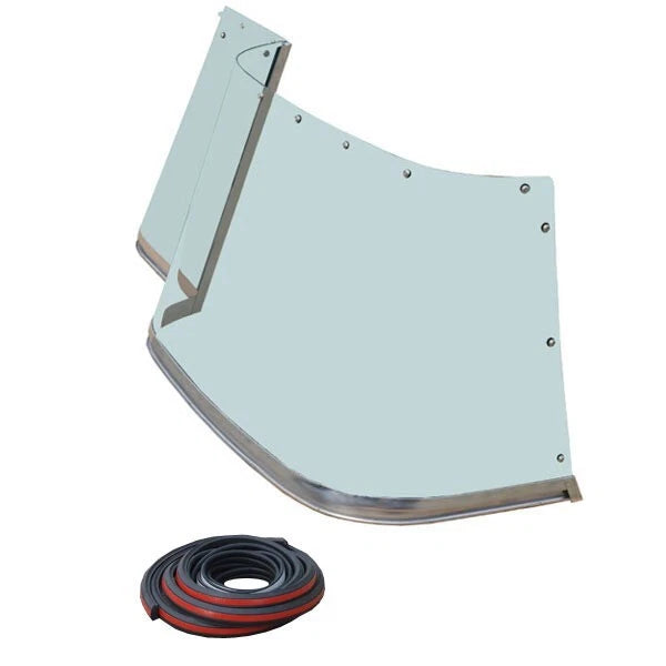 Pursuit Boat Glass Windshield 5385510 - Green Windscreen 56 Inch
