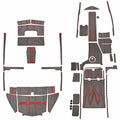 Supra Boat Non-Skid Floor Mat Kit 123116 - SL (SS) Gray Red 2023
