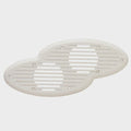 Baja Boat Horn Grille Cover - Dual 13 3/4 X 6 Inch White