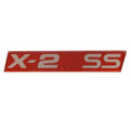 MasterCraft Boat Decal 750631 - X-2 SS Red Silver Vinyl 7 1/2 Inch