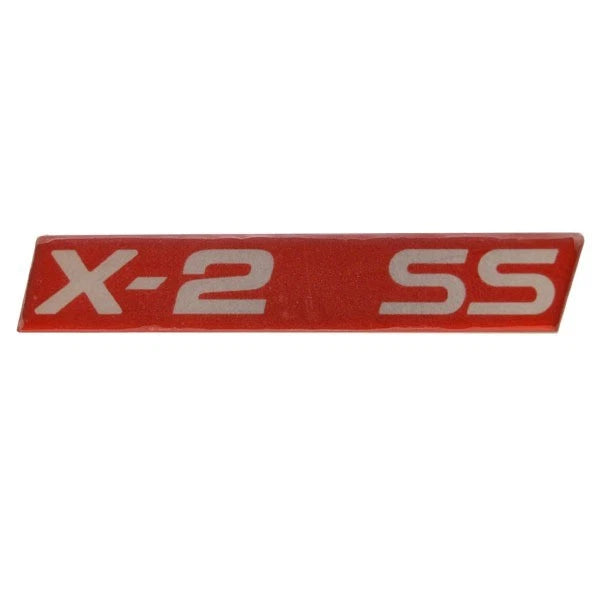 MasterCraft Boat Decal 750631 - X-2 SS Red Silver Vinyl 7 1/2 Inch