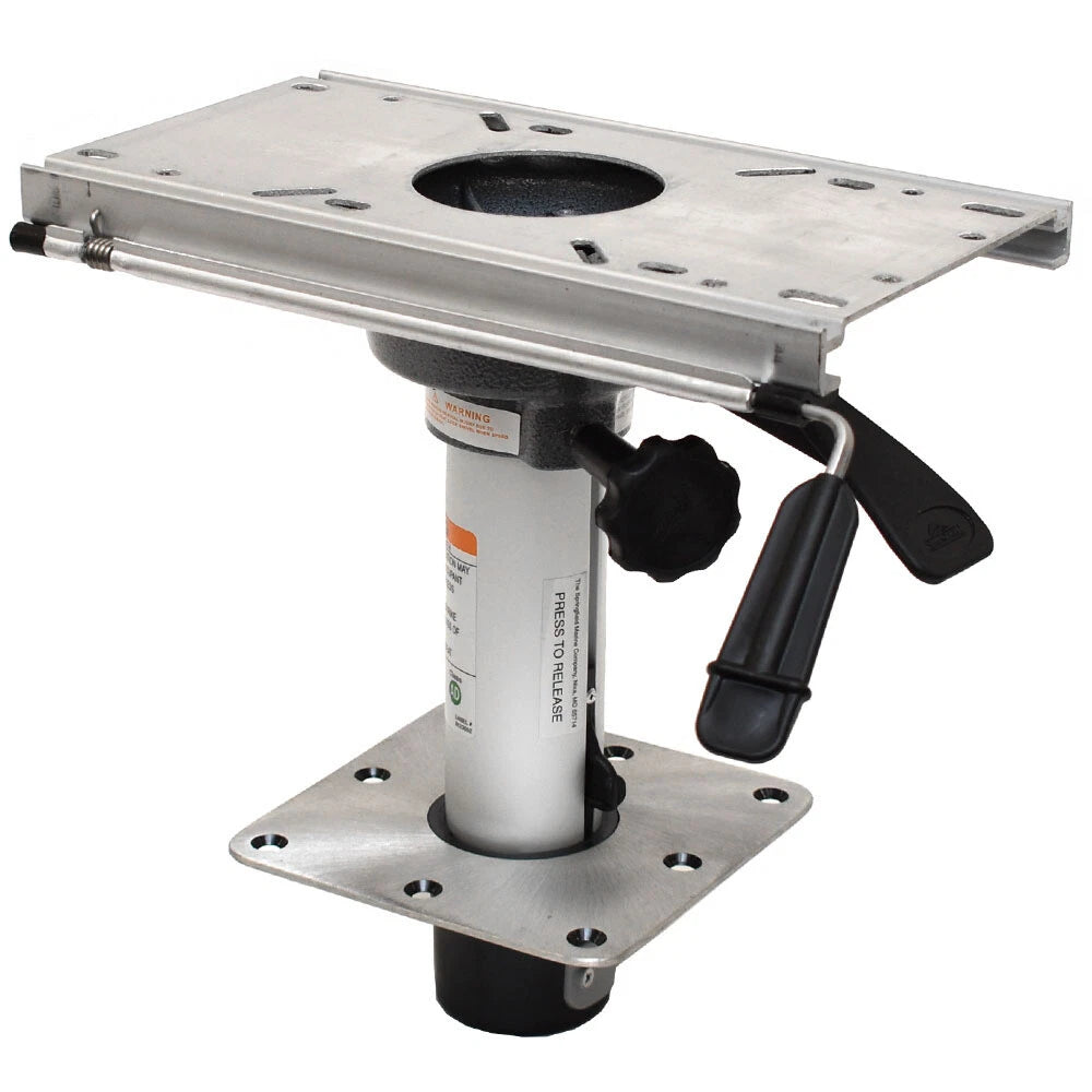 Springfield Boat Seat Pedestal - 10 Inch Below Deck Slide/Swivel