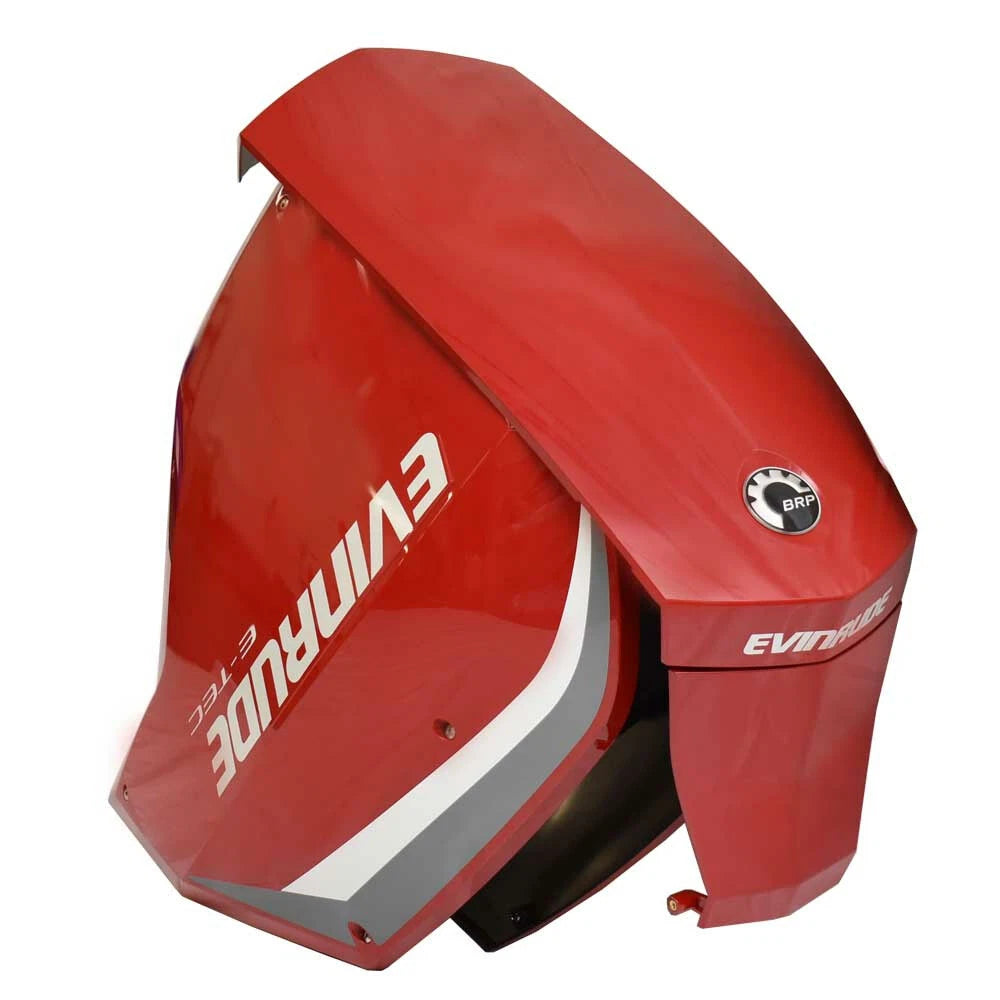 Evinrude Boat Engine Panels - 2018 E-Tec G2 Rad Red (kit)